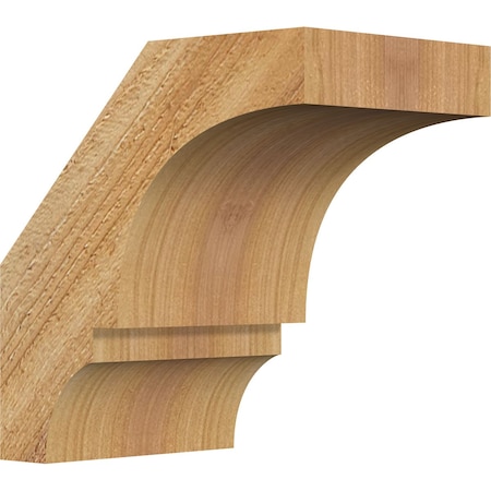 4"W x 6"D x 6"H Balboa Rough Sawn Knee Brace, Western Red Cedar